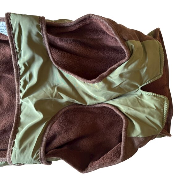 Eddie Bauer Quilted Dog Coat Jacket Sz Large Green New NWT Fall Winter Warmth - Picture 3 of 13